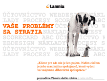 Tablet Screenshot of lamnia.sk